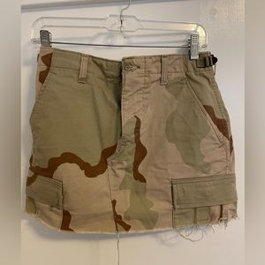 Urban outfitters camo skirt